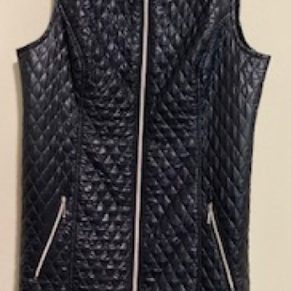 Soft Surroundings lightweight long down vest
